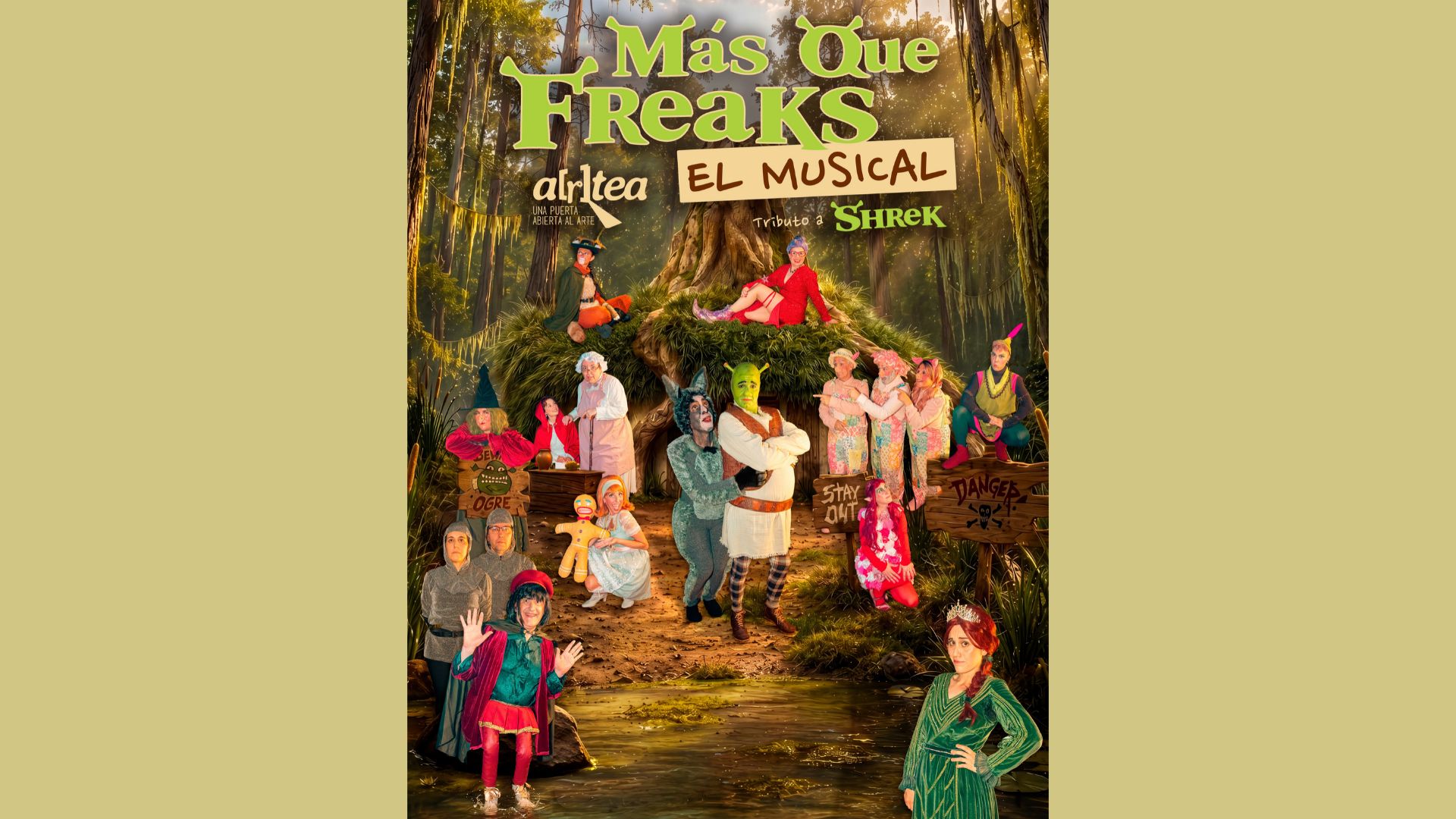 MÁS QUE FREAKS EL MUSICAL. TRIBUTO A SHREK