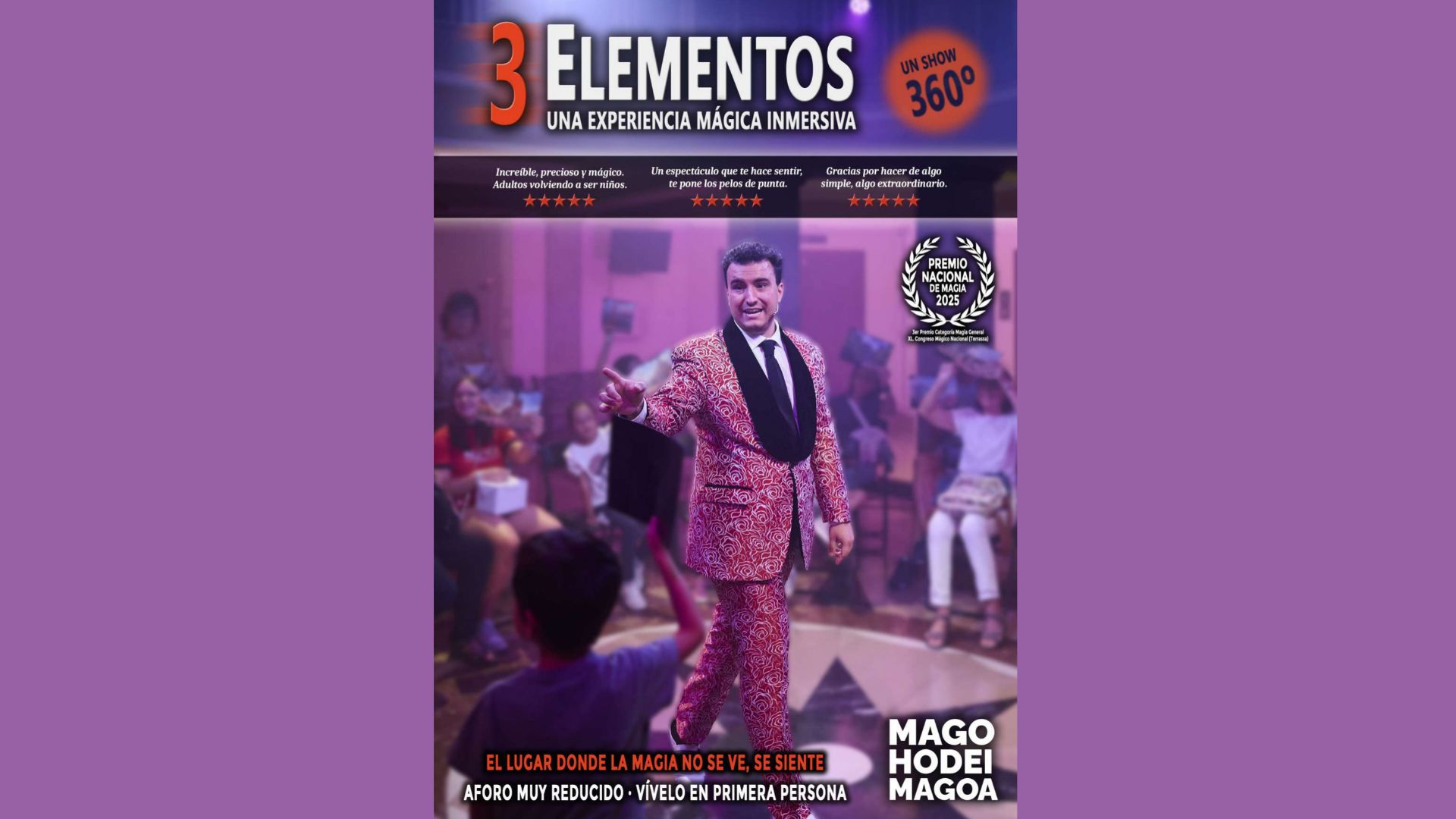 3 ELEMENTOS- UNA EXPERIENCIA INMERSIVA 360º
